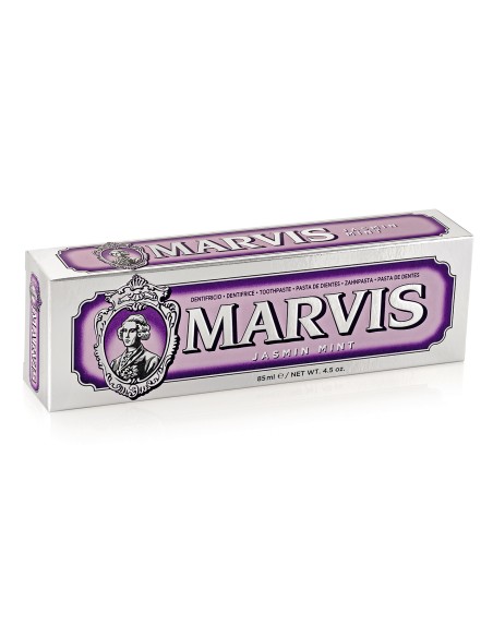 MARVIS Jasmin Mint Toothpaste Οδοντόκρεμα με Εκλεπτυσμένη Γεύση Γιασεμιού & Φρέσκιας Μέντας, 85ml