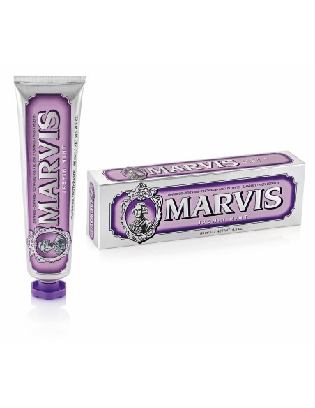 MARVIS Jasmin Mint Toothpaste Οδοντόκρεμα με Εκλεπτυσμένη Γεύση Γιασεμιού & Φρέσκιας Μέντας, 85ml