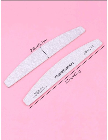 Professional Nail File Washable Disinfectable...