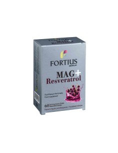 GEOPLAN Fortius MAG+ Resveratrol Συμπλήρωμα διατροφής με...