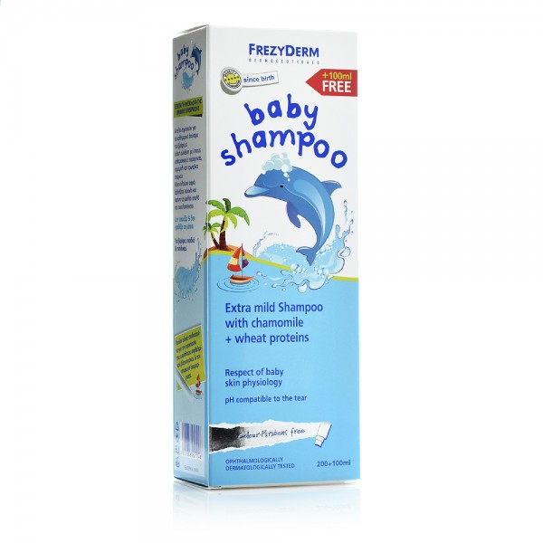 FREZYDERM Baby Shampoo Απαλό Βρεφικό Σαμπουάν, 300ml