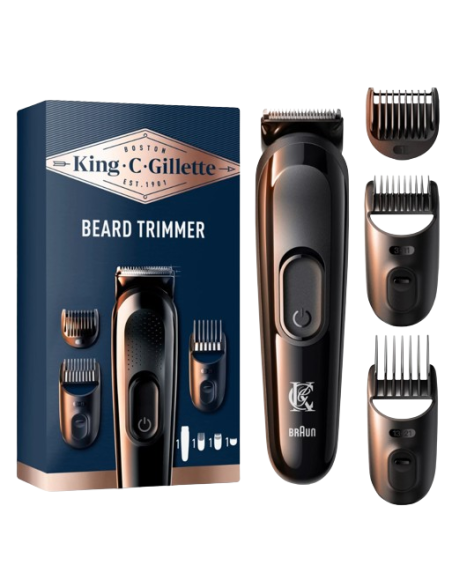 GILLETTE King C Beard Trimmer Ανδρική Ξυριστική Μηχανή Κουρέματος για τα Γένια, 1 τεμάχιο