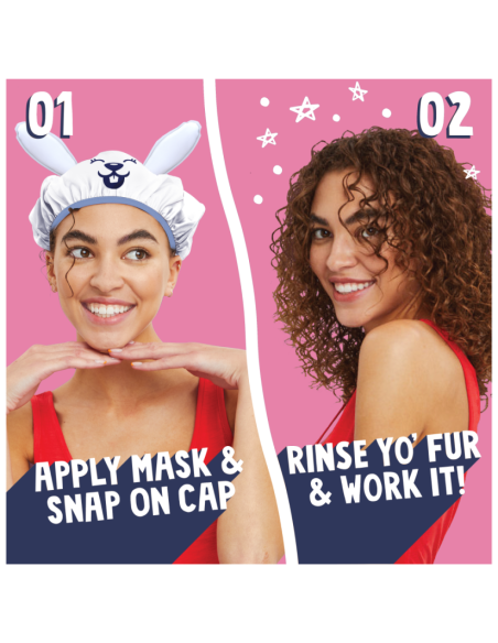 P&G Bear Fruits Easter Bunny Hair Mask Μάσκα Μαλλιών για Δύναμη & Ελαστικότητα, 20ml & 1 Cap Σκουφάκι Λαγουδάκι