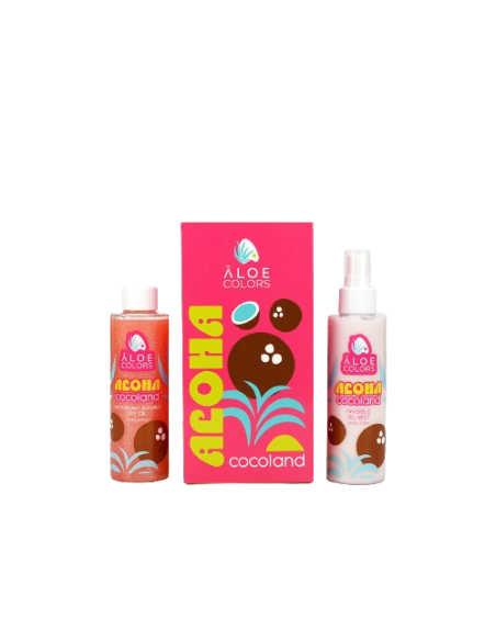 Aloe+ Colors Aloha Cocoland Set Aloha Cocoland Invisible Oil Mist, 150ml & Aloha Cocoland Antioxidant Invisible Dry Oil, 150ml