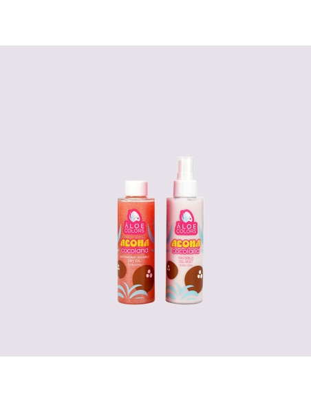 Aloe+ Colors Aloha Cocoland Set Aloha Cocoland Invisible Oil Mist, 150ml & Aloha Cocoland Antioxidant Invisible Dry Oil, 150ml