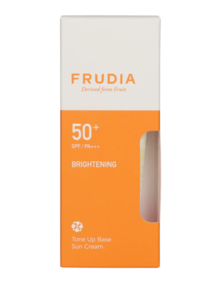 FRUDIA Sun Brightening Tone Up Base Sun Cream SPF50 Ενυδατικό Αντηλιακό Προσώπου Ελαφριάς Υφής, 50g