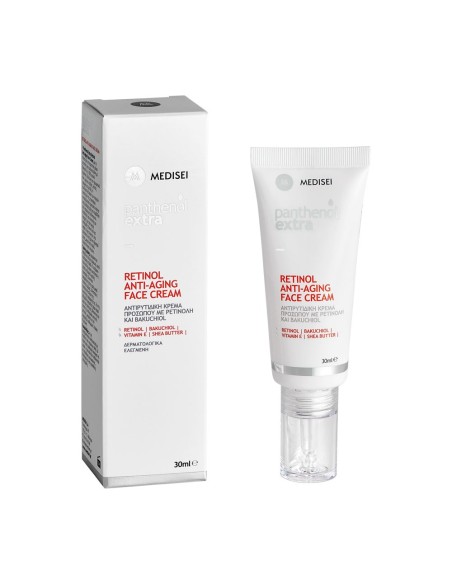 PANTHENOL EXTRA Cleanse & Glow Retinol Anti-Aging Face Cream Αντιρυτιδική Προσώπου με Ρετινόλη, 30ml & Face Cleansing Gel, 150ml