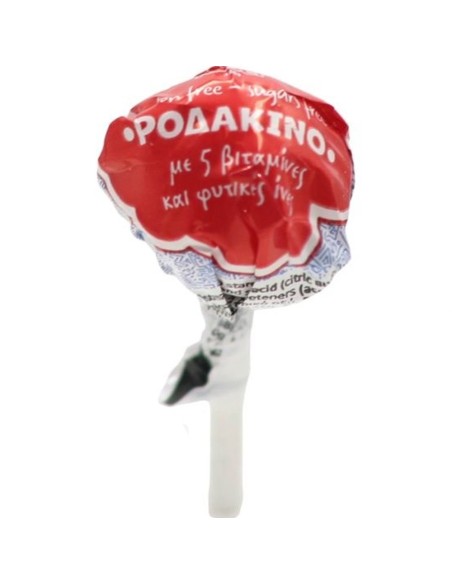 KAISER Lollipops Γλειφιτζούρι με Φυτικές Ίνες & Βιταμίνες Γεύση Ροδάκινο, 1 τεμάχιο