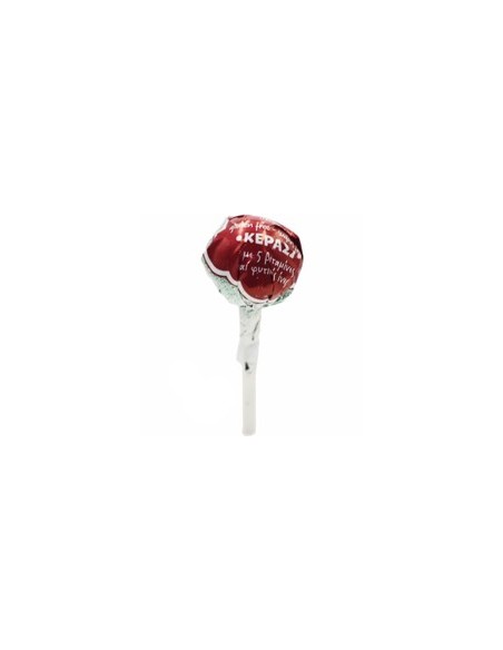 KAISER Lollipops Γλειφιτζούρι με Φυτικές Ίνες & Βιταμίνες Γεύση Κεράσι, 1 τεμάχιο