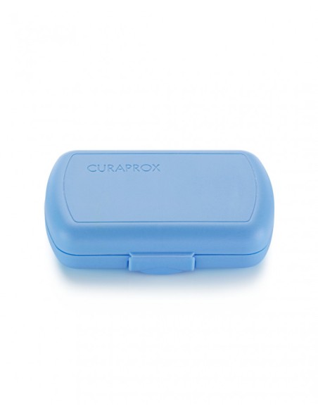 CURAPROX Travel Set Σετ Ταξιδιού με Οδοντόβουρτσα, Οδοντόκρεμα & 2 Μεσοδόντιες Βούρτσες με Θήκη Διαστάσεις 9,5x6cm ΜΠΛΕ