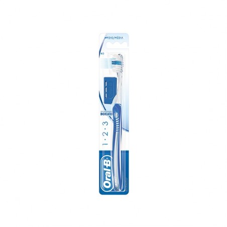 Oral-B Indicator 1°2°3 40mm Χειροκίνητη Οδοντόβουρτσα Μέτρια, 1 τεμάχιο