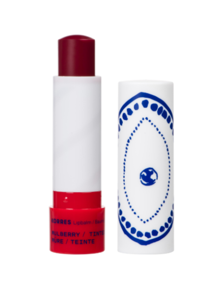 KORRES Lip Balm Red Berries Tinted Κοκκινά Μούρα Lip Balm με Φυσικό Χρώμα για Ξηρά & Σκασμένα Χείλη, 4.5g