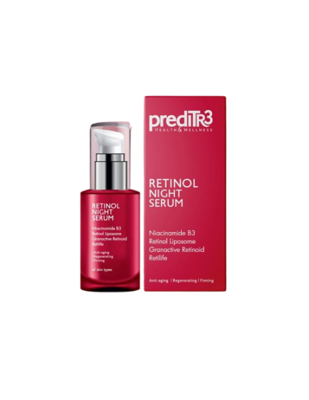 PrediTr3 Retinol Serum Ορός Ρετινόλης & Νιασιναμίδης κατά των Λεπτών Γραμμών, Ρυτίδων & Δυσχρωμιών, 30ml