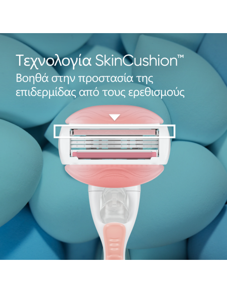 GILLETTE Venus ComfortGlide Spa Breeze Ανταλλακτικές Κεφαλές Γυναικείας Ξυριστικής Μηχανής, 1x4 τεμάχια