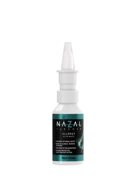 FREZYDERM Nazal Cleaner Allergy Spray Θαλασσινού Νερού για Αλλεργική Ρινίτιδα από 3+ Ετών, 30ml