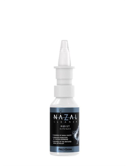 FREZYDERM Nazal Cleaner Moist Ισότονο Spray Θαλασσινού Νερού κατά της Ξηρότητας της Ρινικής Βλενογόννου 3+ Ετών, 30ml