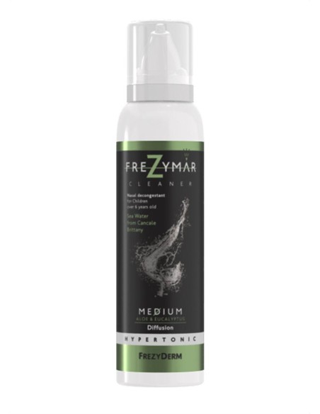 FREZYDERM Frezymar Cleaner Hypertonic Aloe & Eucalyptus Medium Υπέρτονο Θαλασσινό Νερό με Αλόη & Ευκάλυπτο Μεσαία Διάχυση, 120ml