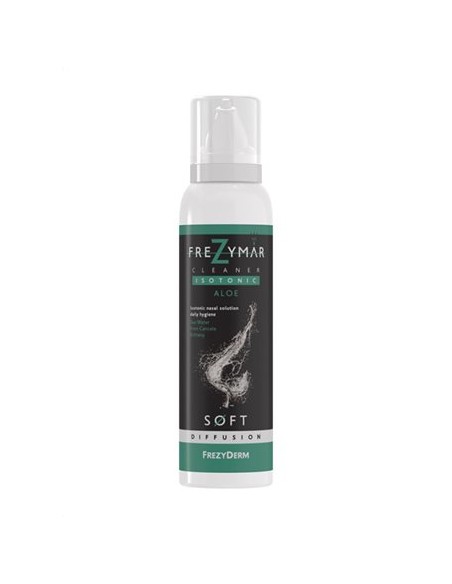 FREZYDERM Frezymar Cleaner Isotonic Aloe Soft Ισότονο Θαλασσινό Νερό με Αλόη Ήπια Διάχυση για Παιδιά 6+ Ετών & Ενήλικες, 120ml