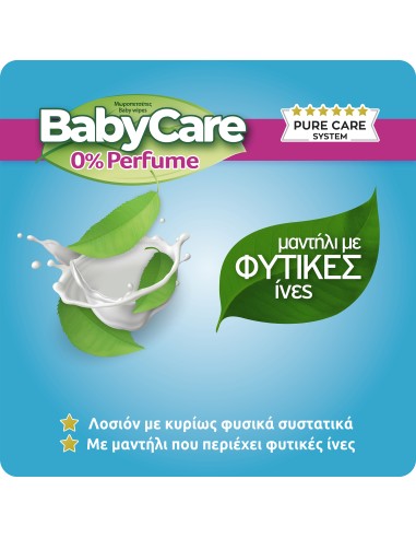 MEGA Babycare 0% Perfume Μωρομάντηλα Χωρίς...