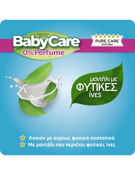 MEGA Babycare 0% Perfume Μωρομάντηλα Χωρίς Άρωμα με Καπάκι Monthly Box, (16x54) 864 τεμάχια