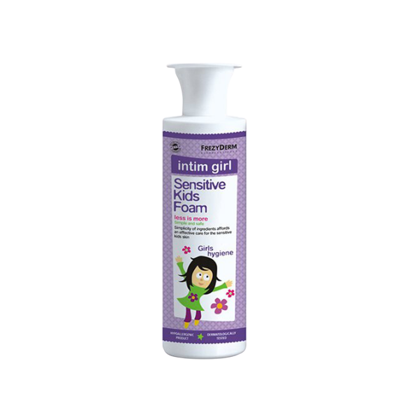 FREZYDERM Sensitive Kids Intim Girl Foam Παιδικός Αφρός Καθαρισμού Ευαίσθητης Περιοχής, 250ml