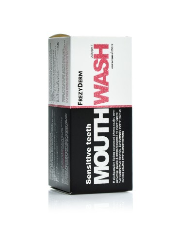 FREZYDERM Sensitive Teeth Mouthwash Στοματικό Διάλυμα για Ευαίσθητα Δόντια 6+ετών, 250ml