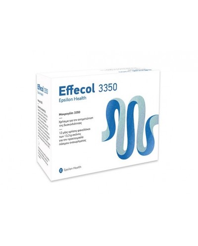 EPSILON HEALTH Effecol 3350 για Αντιμετώπιση της Δυσκοιλιότητας, 12 φακελίσκοι