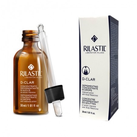 RILASTIL D-Clar Depigmenting Concentrate in Drops Αποχρωματιστικός Oρός, 30ml