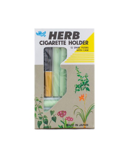 VICAN Herb Cigarette Holder Ανταλλακτικά Φίλτρα με Θήκη, 12 τεμάχια