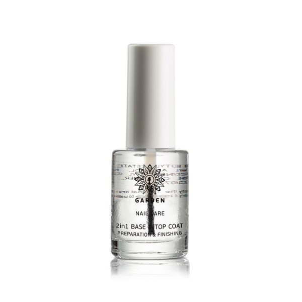 GARDEN OF PANTHENOLS 2in1 Base & Top Coat Preparation & Finishing, 10ml