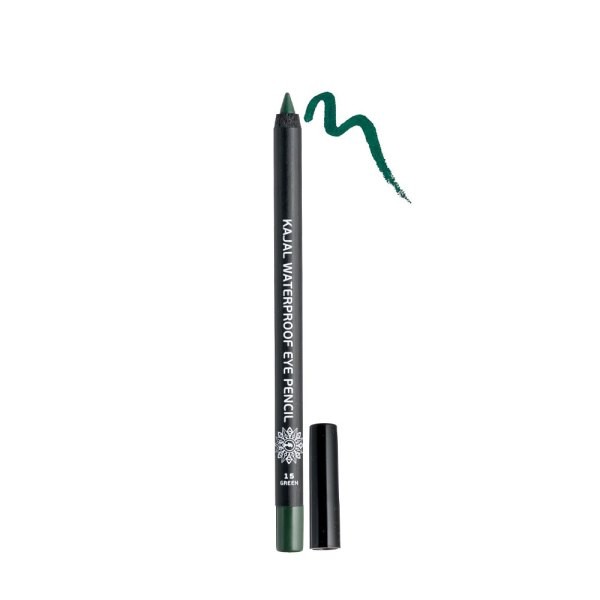 GARDEN OF PANTHENOLS Kajal Waterproof Eye Pencil 15 Green Πράσινο Μολύβι Ματιών, 1.4g