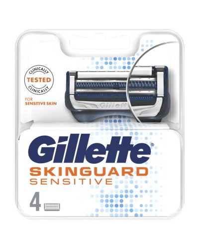 GILLETTE Skinguard Sensitive Ανταλλακτικά, 1x4 τεμάχια