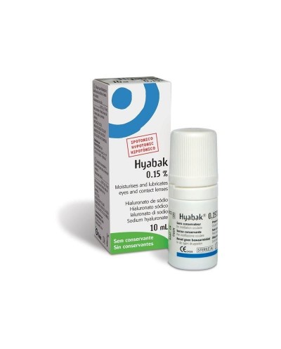 THEA Hyabak 0,15% Οφθαλμικές Σταγόνες με Υαλουρονικό Νάτριο, 10ml