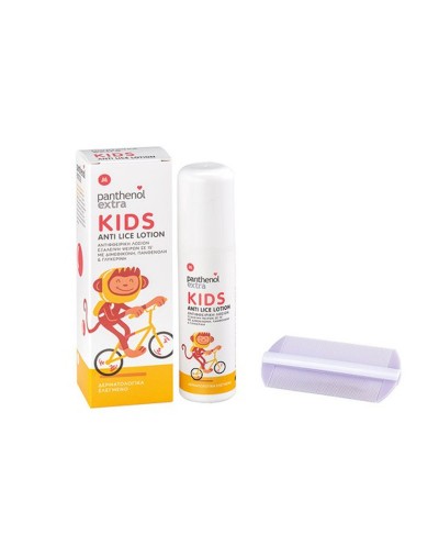 Panthenol Extra Kids Anti-Lice Lotion Παιδική Αντιφθειρική Λοσιόν & ΔΩΡΟ Χτενάκι, 125 ml