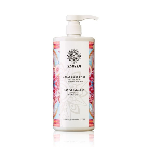 GARDEN OF PANTHENOLS Gentle Cleanser Ήπιο Καθαριστικό για Σώμα, Πρόσωπο & Ευαίσθητη Περιοχή, 1L