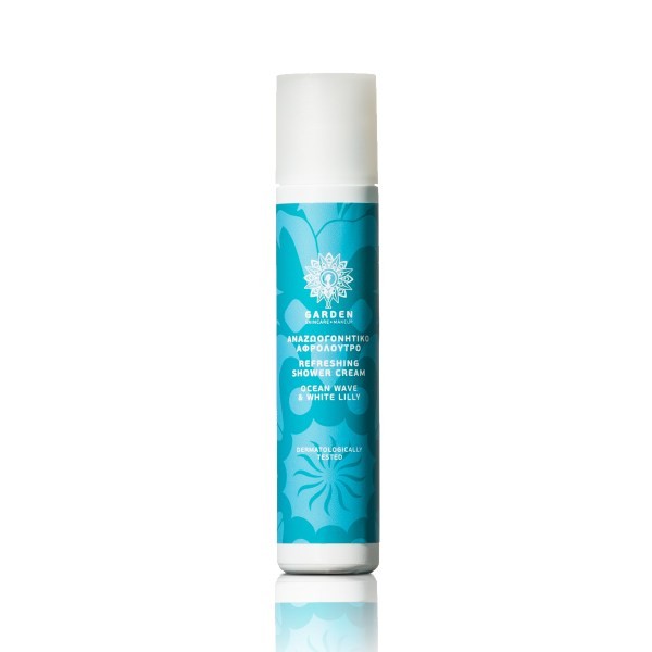 GARDEN OF PANTHENOLS Ocean Wave&White Lilly Αναζωογονητικό Αφρόλουτρο Travel Size, 50ml