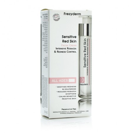 FREZYDERM Sensitive Red Skin Facial Cream Κρέμα για Ευαίσθητο Δέρμα - Ροδόχρου Νόσο, 50ml