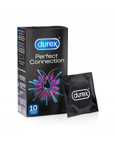 DUREX Perfect Connection Προφυλακτικά με extra επίστρωση Λιπαντικού, 10 τεμάχια