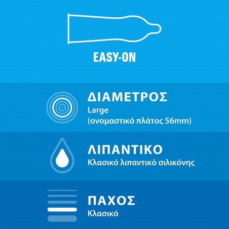 DUREX Classic Κλασικά Ευκολοφόρετα Προφυλακτικά, 12 τεμάχια