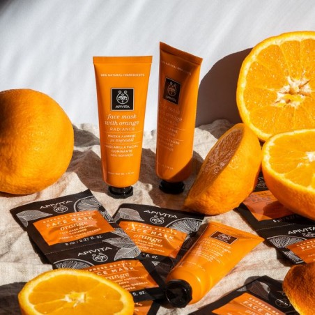 APIVITA Face Mask Orange Μάσκα Λάμψης με Πορτοκάλι, 50ml