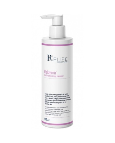 MENARINI ReLife Relizema Lipid-Replenishing Cleanser Καθαριστικό Αναπλήρωσης Λιπιδίων για Ξηρό & Ευαίσθητο Δέρμα, 400ml