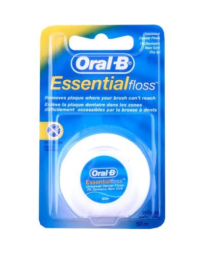 Oral-B Essential Floss Ακήρωτο Οδοντικό Νήμα, 50m
