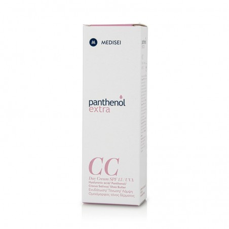 PANTHENOL EXTRA CC Day Cream SPF15 Light Αντηλιακή Κρέμα Προσώπου με Ανοιχτή Απόχρωση, 50ml