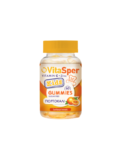 VitaSper Vitamin C + Zinc Kids Gummies Sugar Free με...