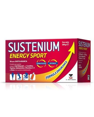 MENARINI Sustenium Energy Sport Συμπλήρωμα για Αθλητές, 10 φακελάκια