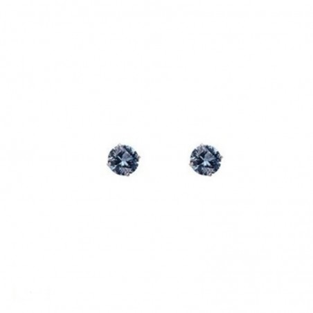 MEDISEI Dalee Earrings 5413 White Studs Υποαλλεργικά Σκουλαρίκια από Ασήμι 925 με Ρόδιο Λευκό Ζιργκόν, 1 ζευγάρι