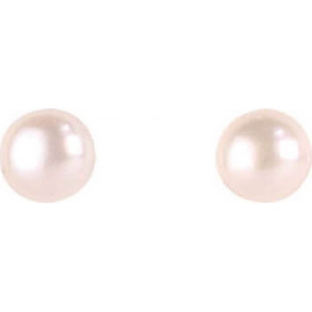 MEDISEI Dalee Earrings 5418 White Pearl Υποαλλεργικά Σκουλαρίκια από Ασήμι 925 Λευκή Πέρλα, 1 ζευγάρι