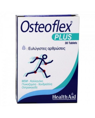HEALTH AID Osteoflex Plus Glucosamine, Chondroitin, MSM, Collagen για Διατήρηση & Ενίσχυση των Αρθρώσεων, 30 δισκία