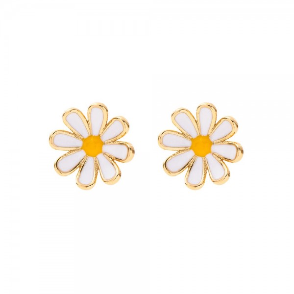 MEDISEI Dalee Earrings 5426 Daisies Gold Plated...