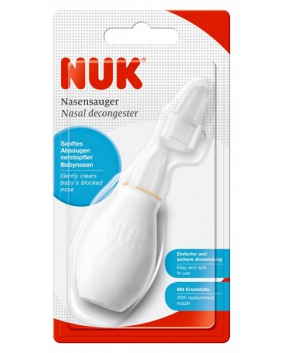 NUK Nasal Decongester Ρινικός αποσυμφορητής με ανταλλακτικό ρύγχος, 1 τεμάχιο